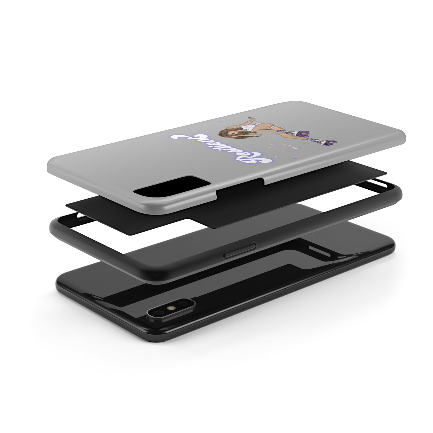 Resilient - Silvery Tough Phone Case