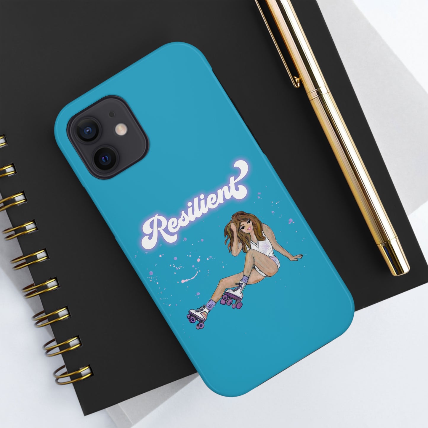 Resilient - Turquoise Tough Phone Case