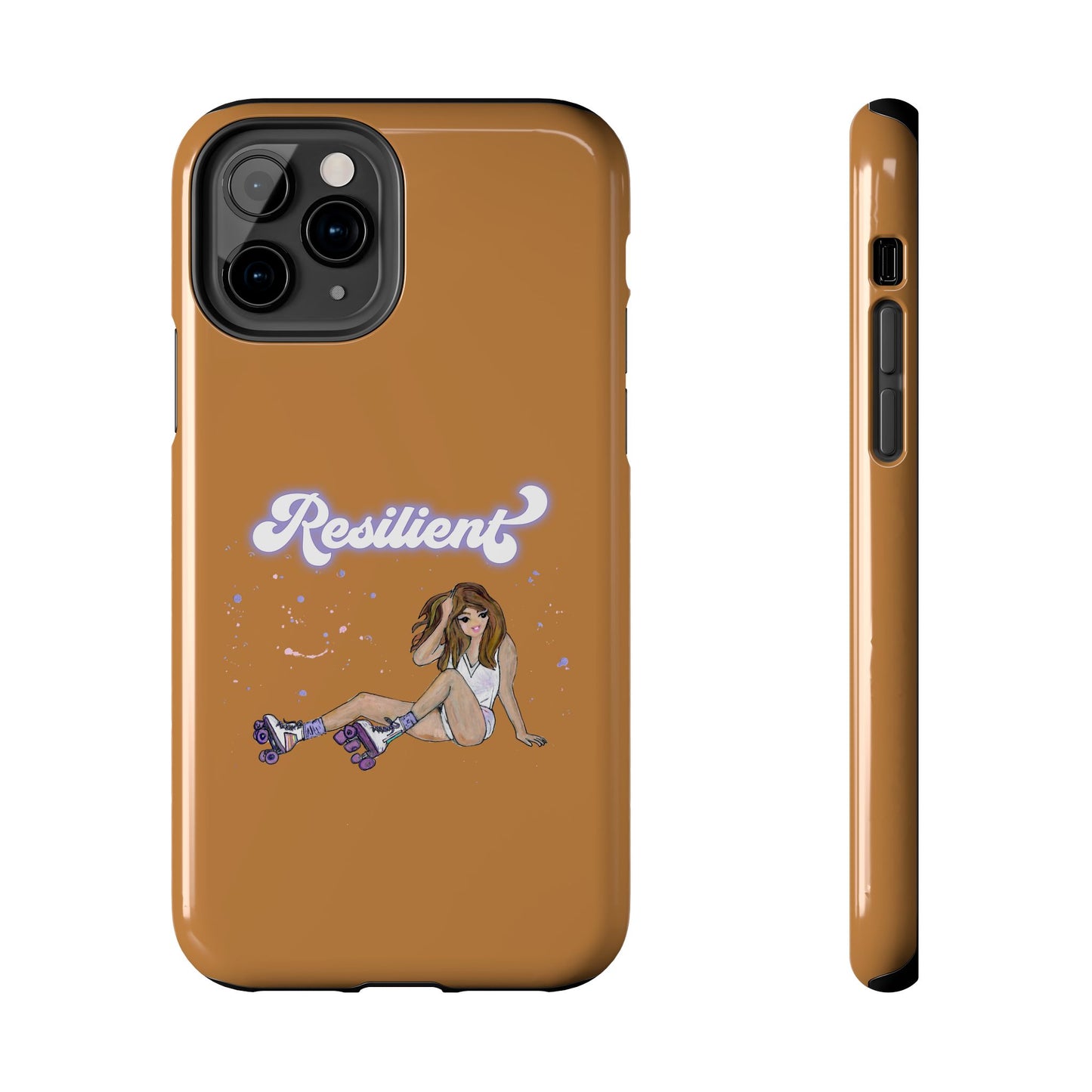 Resilient - Vintage Golden Brown Tough Phone Case