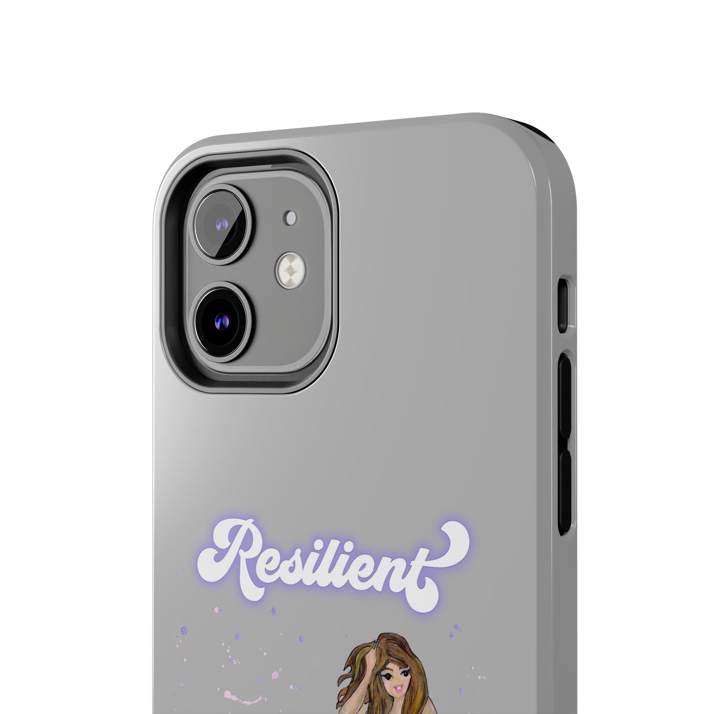 Resilient - Silvery Tough Phone Case