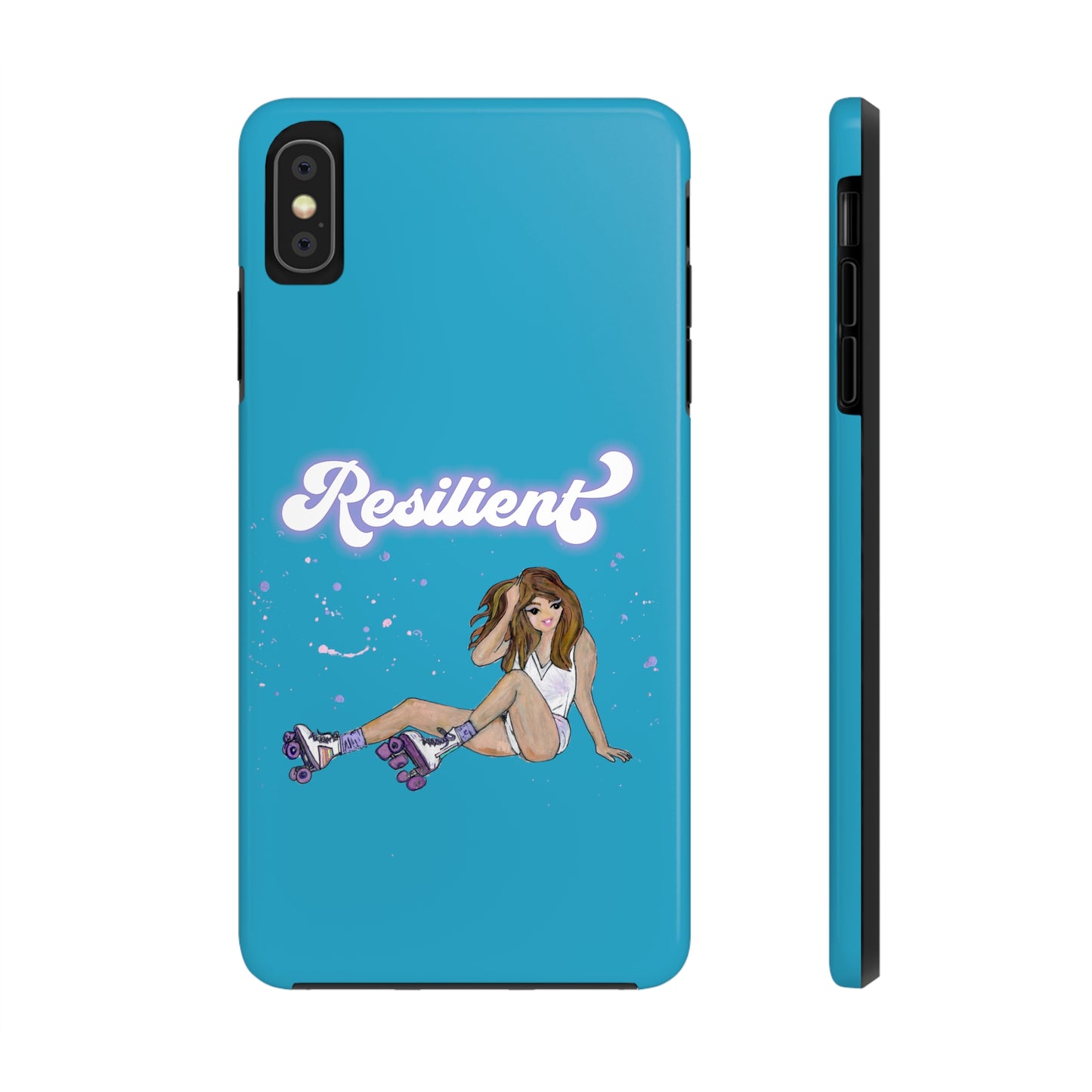 Resilient - Turquoise Tough Phone Case