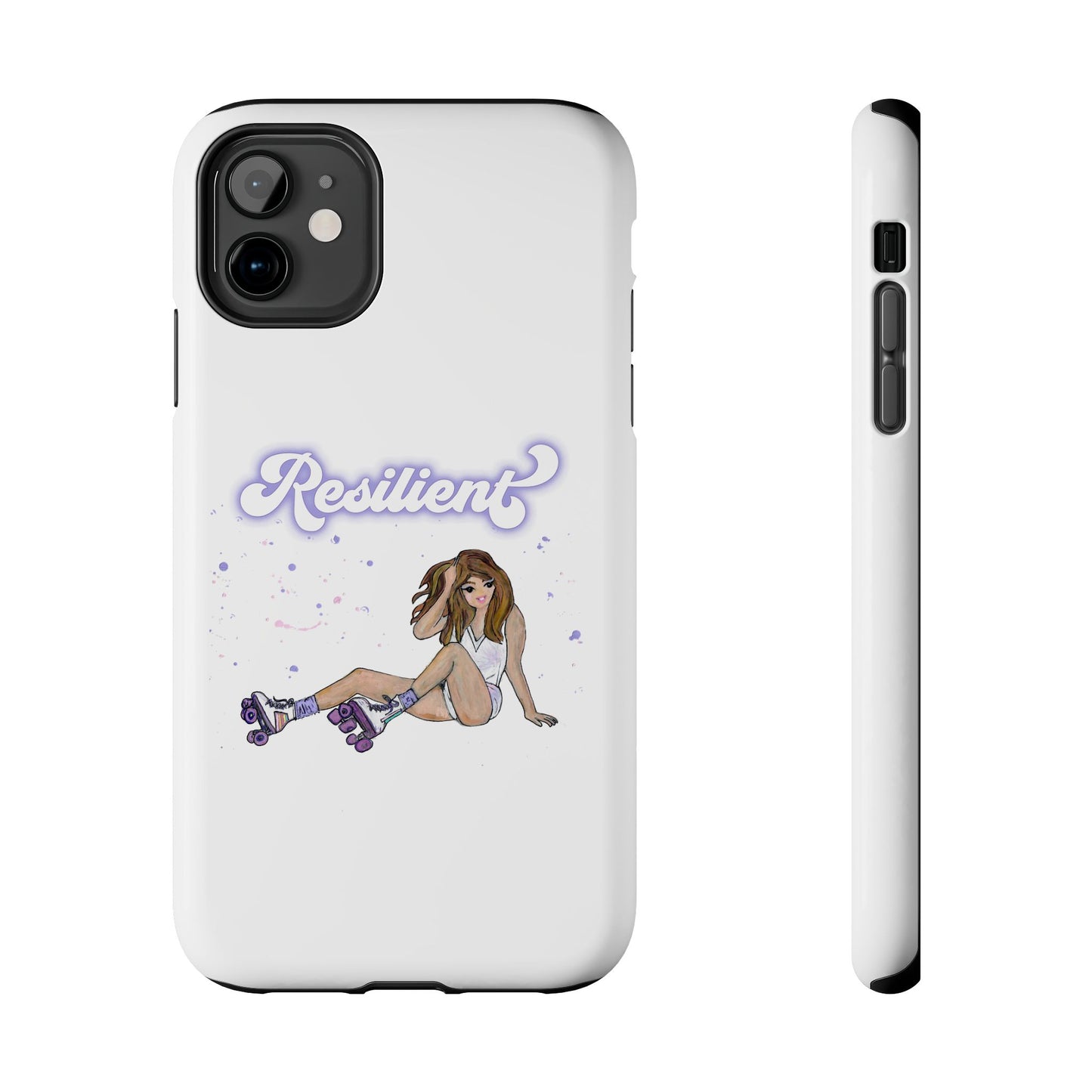 Resilient - White Tough Phone Case