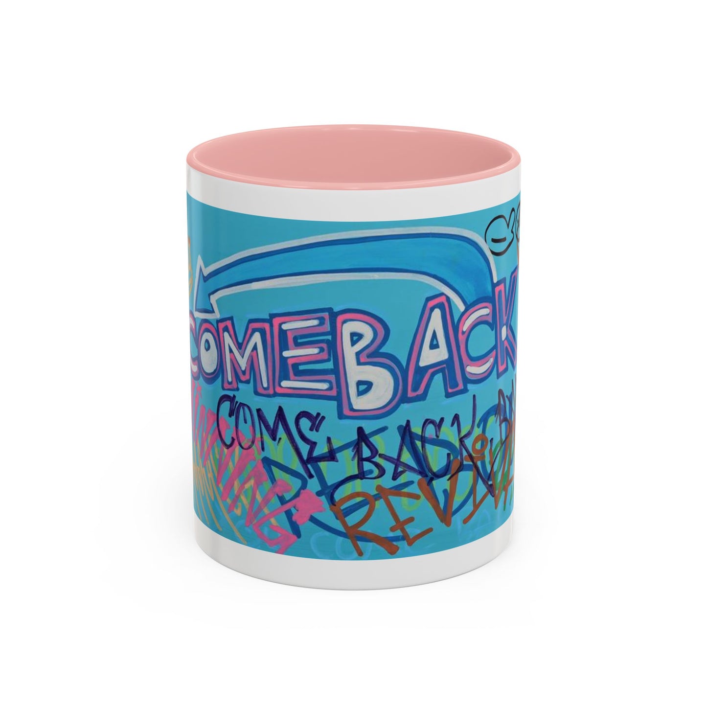 Arte Of The Comeback Accent Coffee Mug