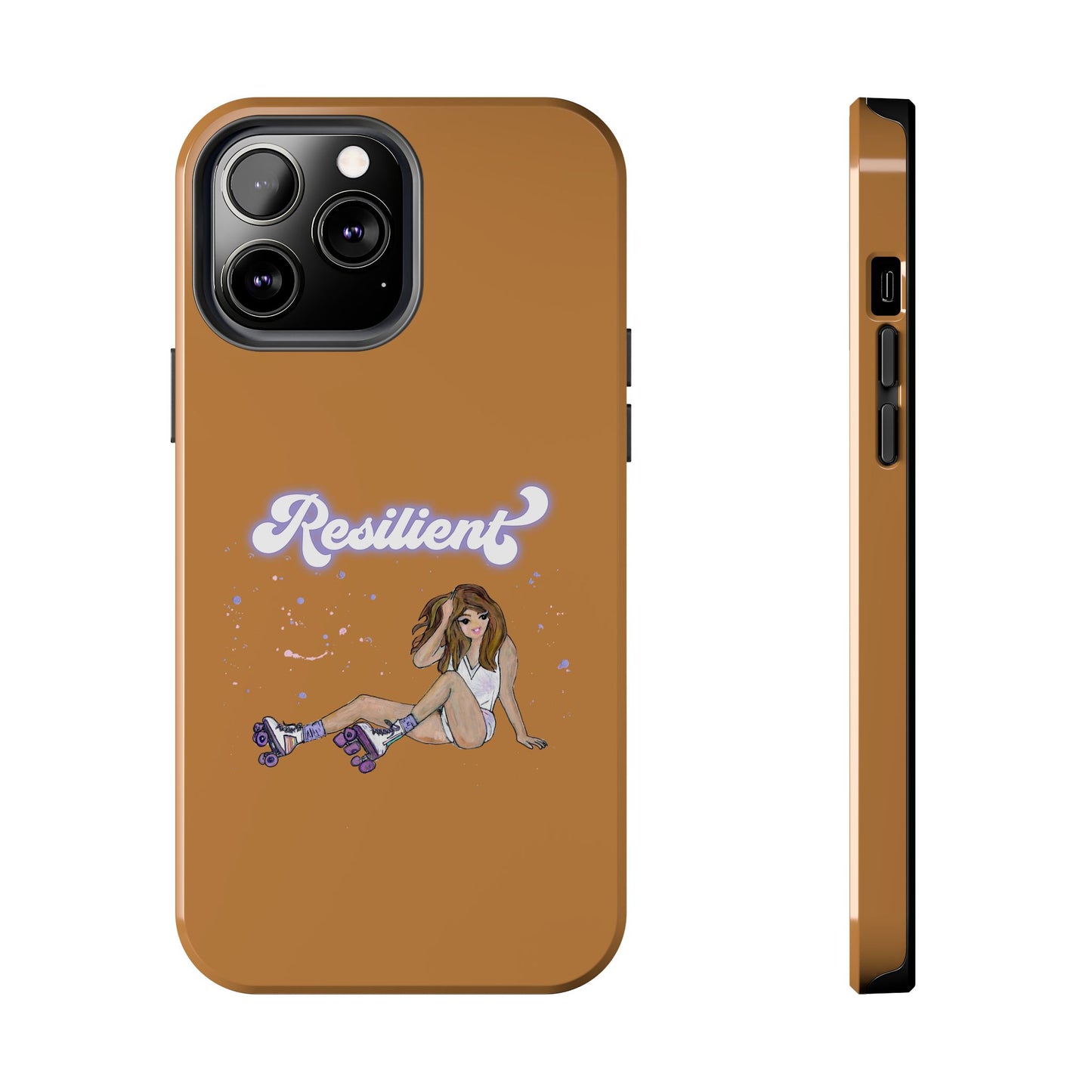 Resilient - Vintage Golden Brown Tough Phone Case