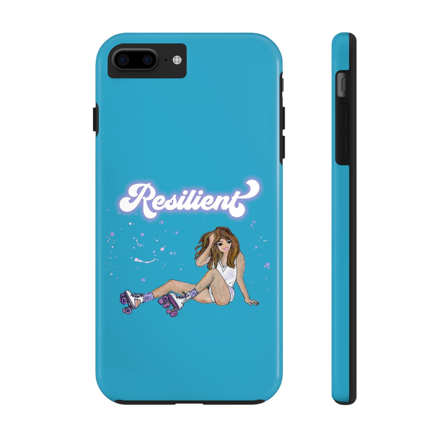 Resilient - Turquoise Tough Phone Case