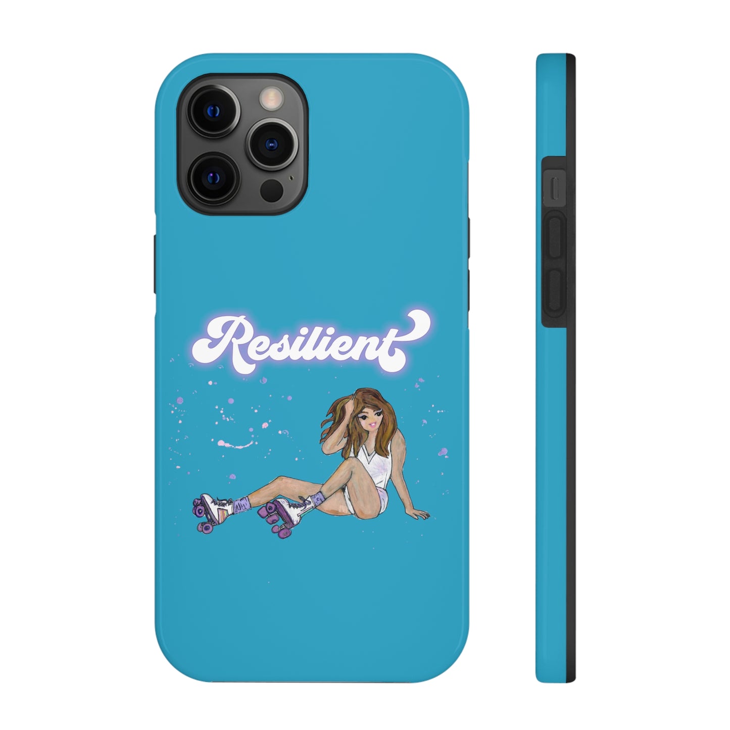 Resilient - Turquoise Tough Phone Case