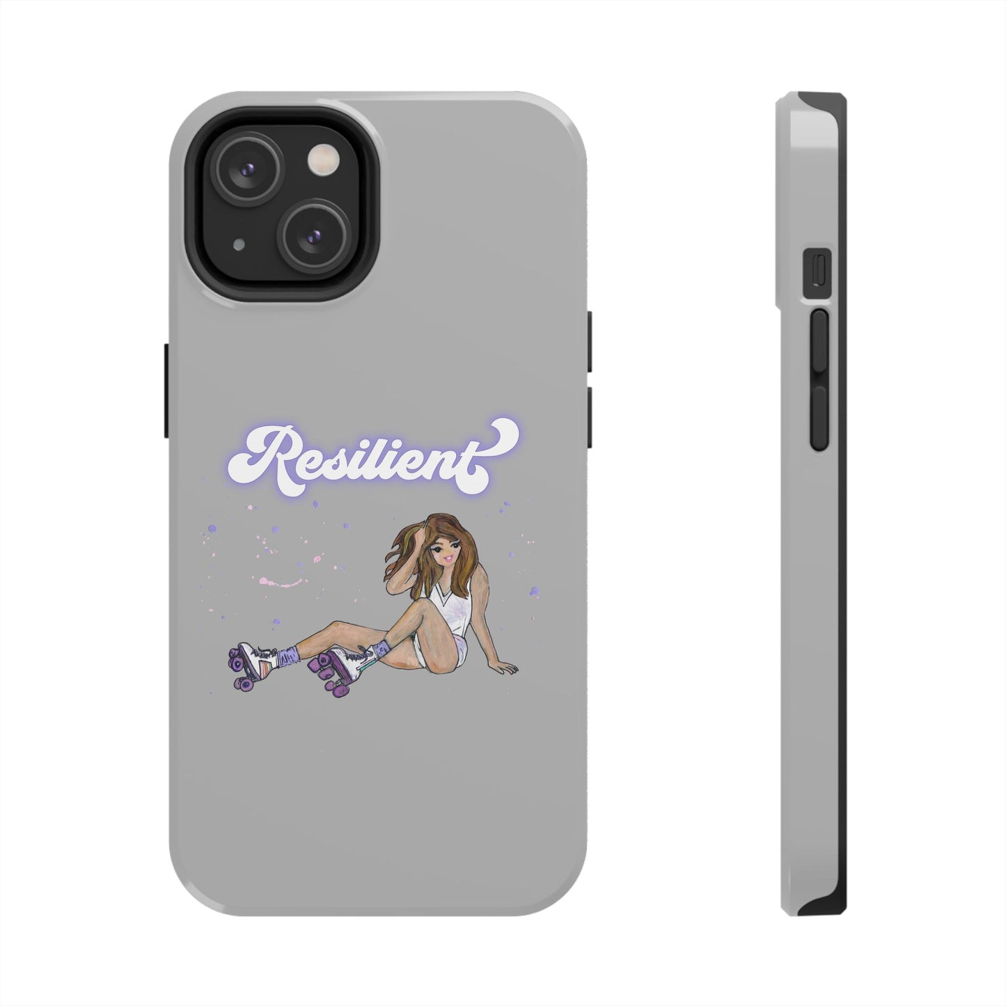 Resilient - Silvery Tough Phone Case
