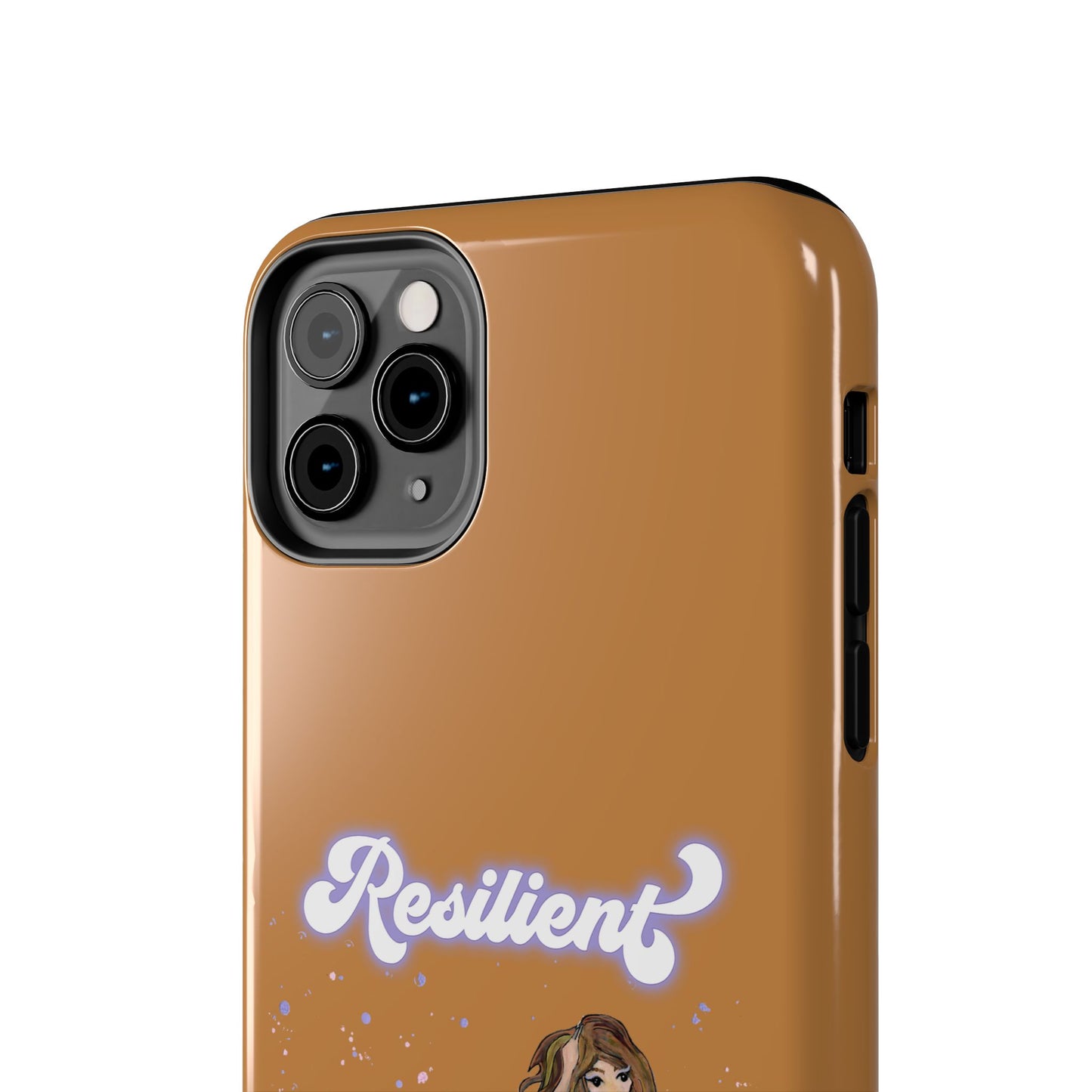 Resilient - Vintage Golden Brown Tough Phone Case