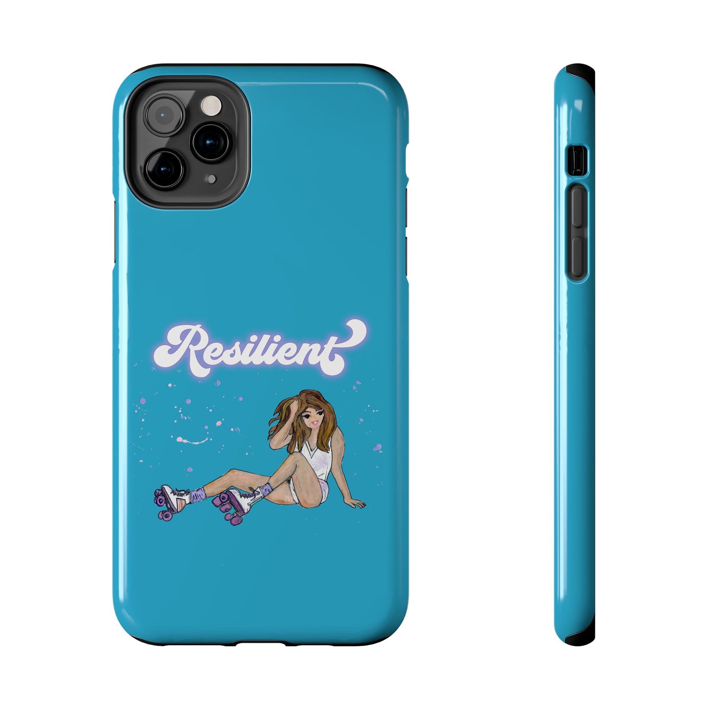 Resilient - Turquoise Tough Phone Case