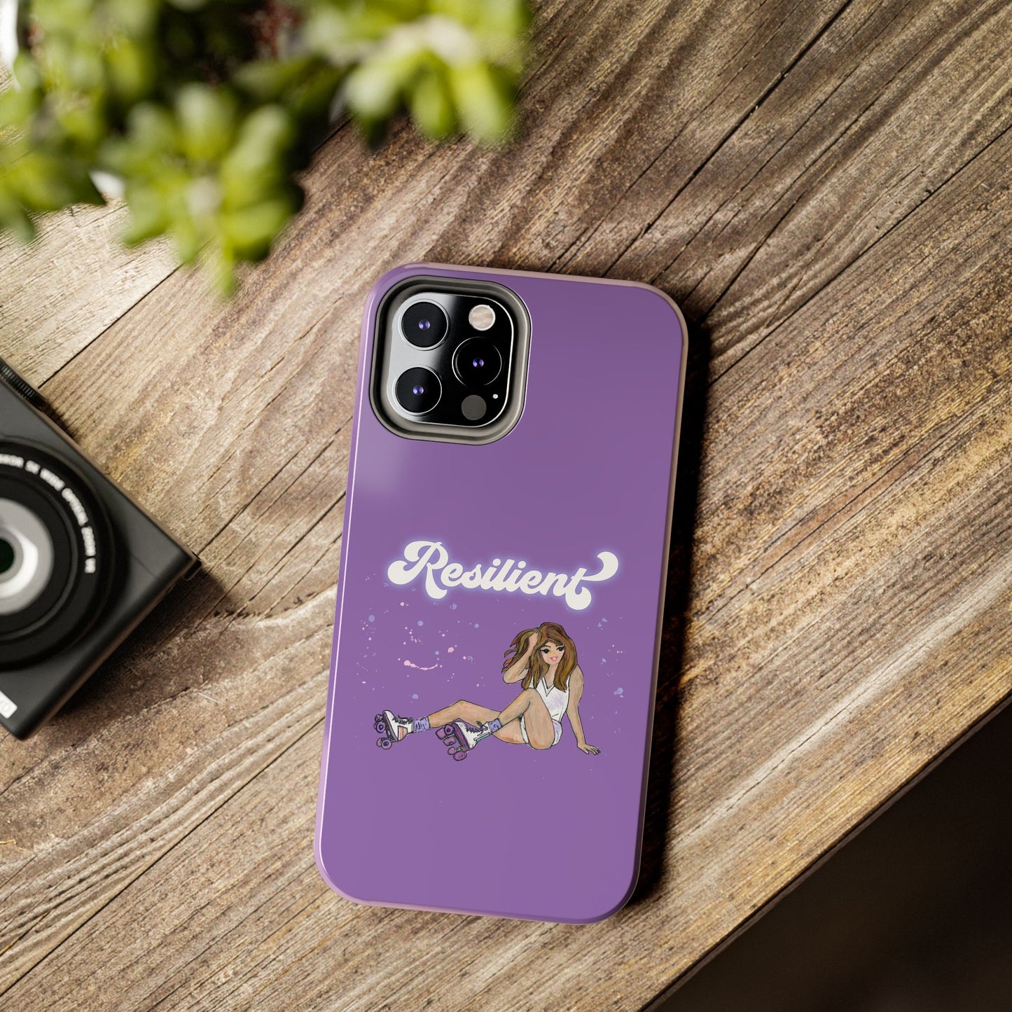 Resilient - Purple Tough Phone Case