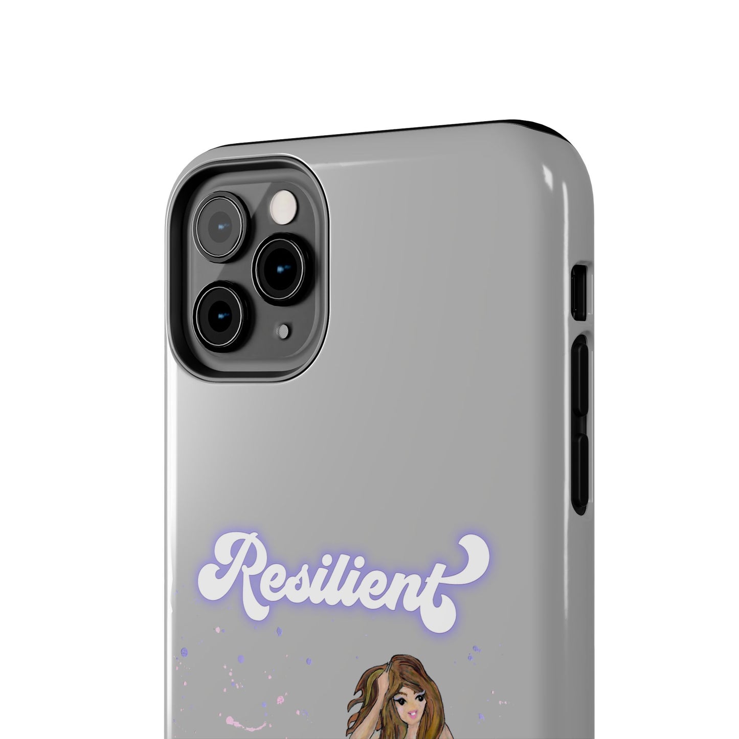 Resilient - Silvery Tough Phone Case