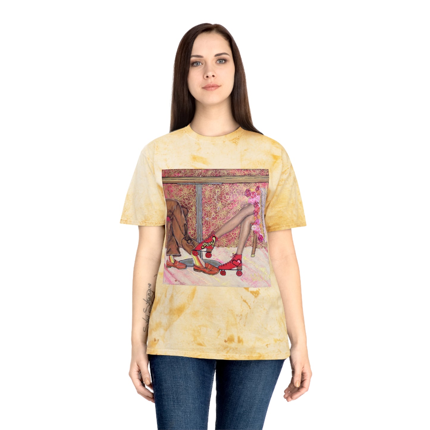 Skate Flirtsies Unisex Color Blast T-Shirt