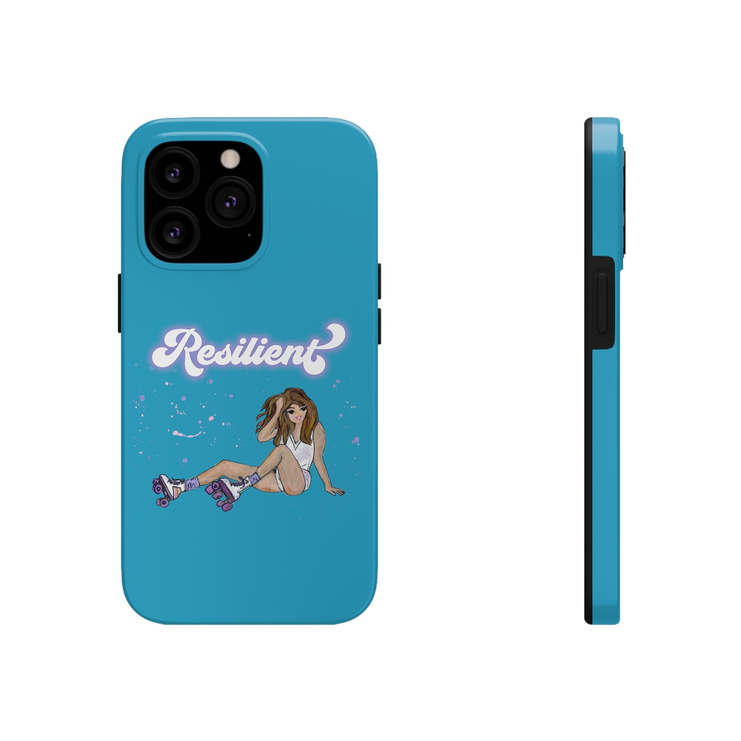Resilient - Turquoise Tough Phone Case