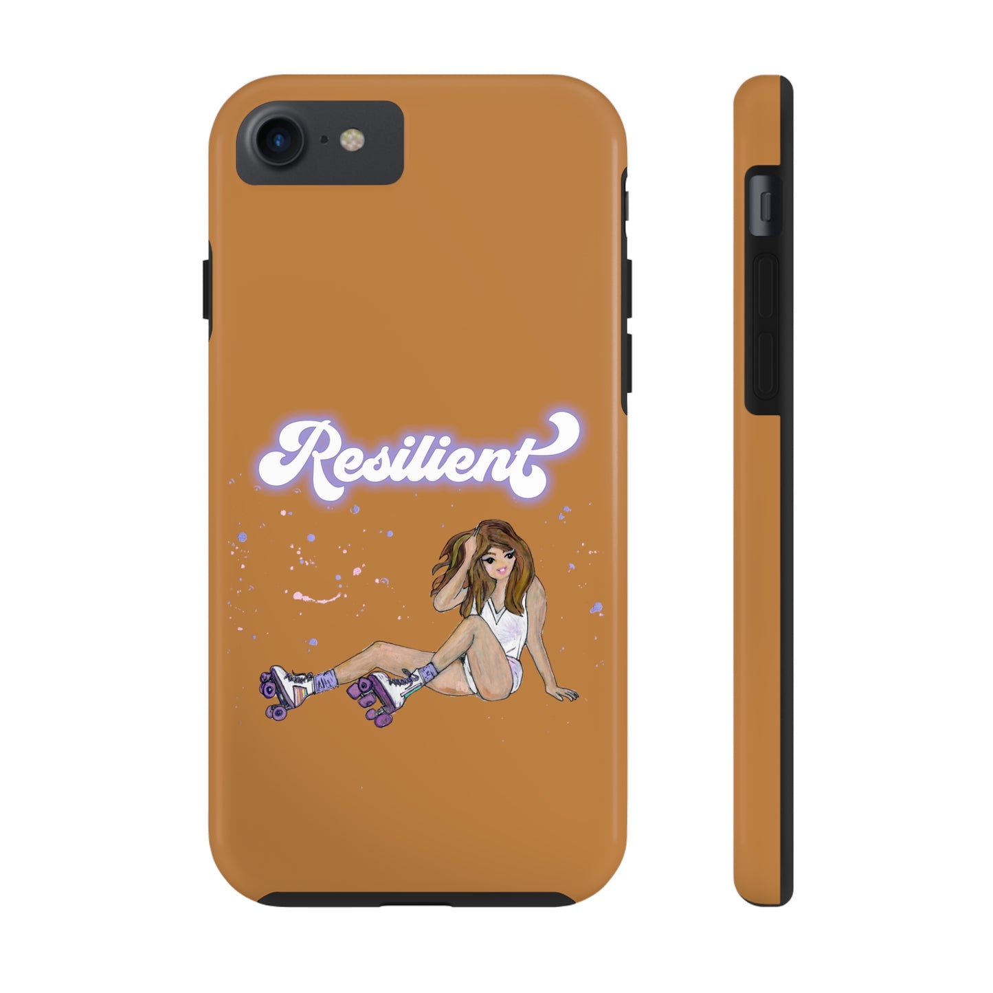 Resilient - Vintage Golden Brown Tough Phone Case