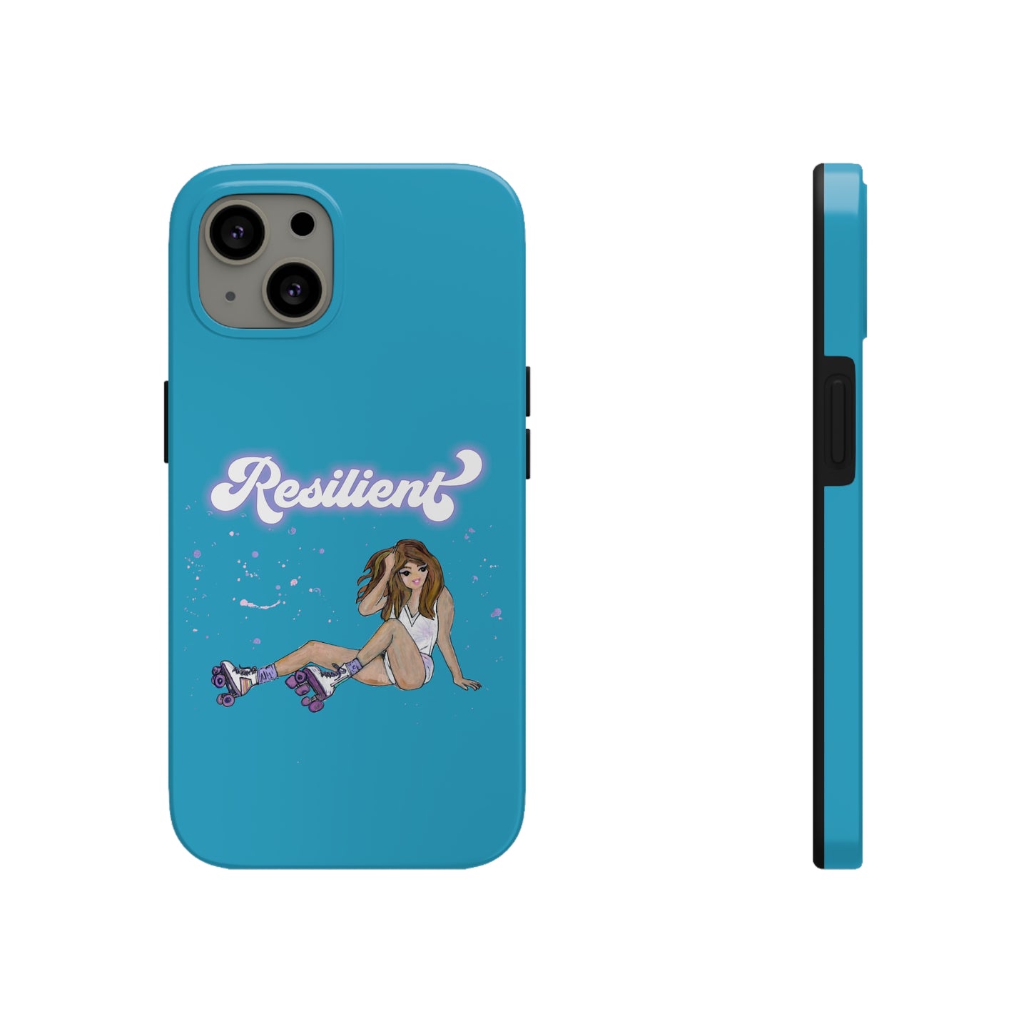 Resilient - Turquoise Tough Phone Case