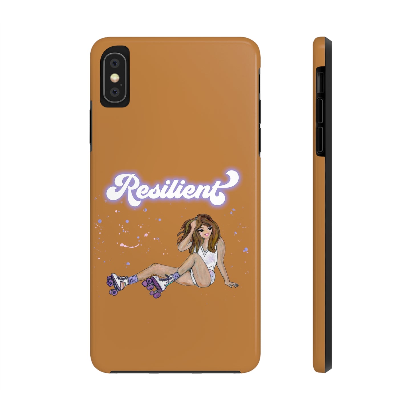 Resilient - Vintage Golden Brown Tough Phone Case