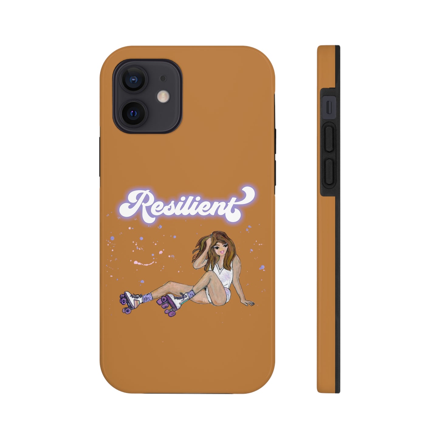 Resilient - Vintage Golden Brown Tough Phone Case