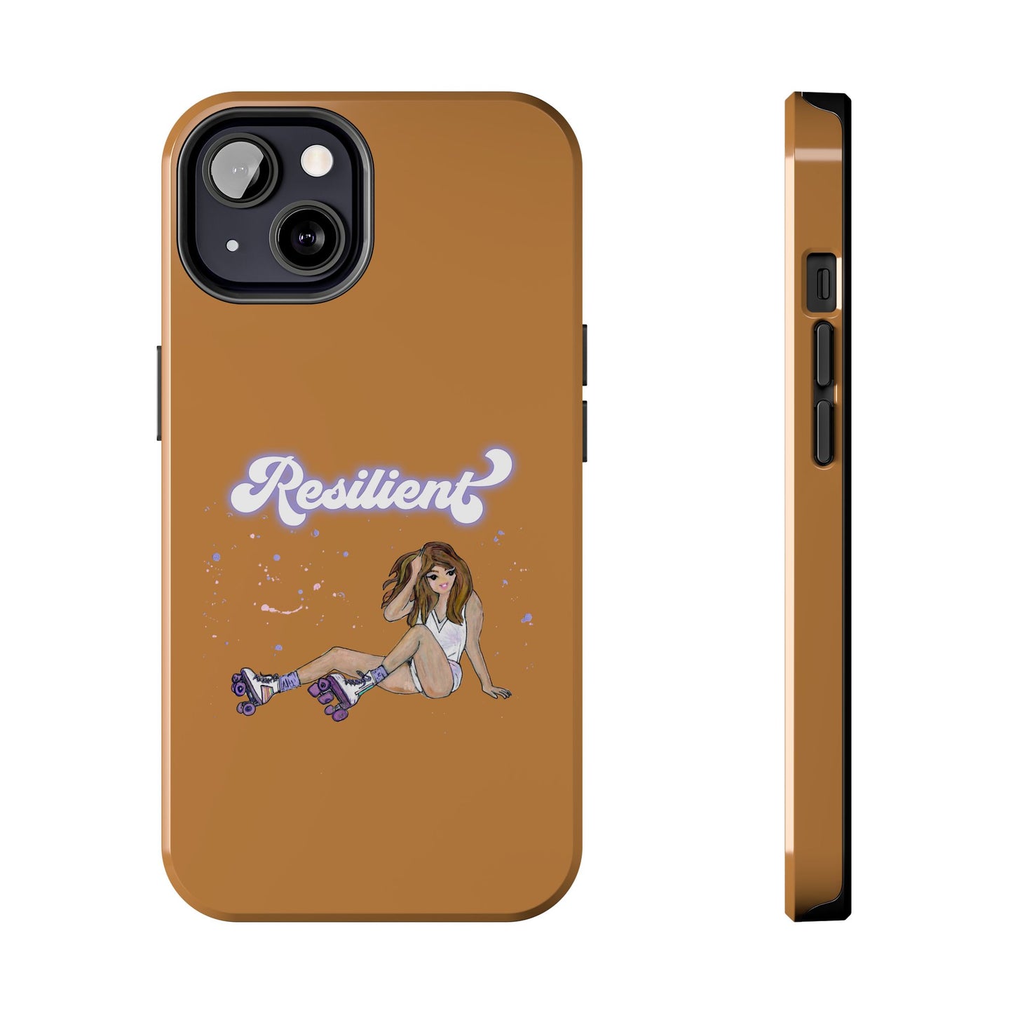 Resilient - Vintage Golden Brown Tough Phone Case