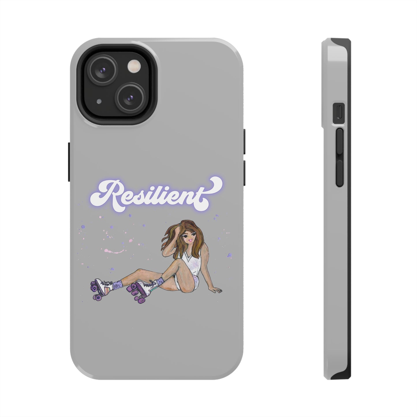 Resilient - Silvery Tough Phone Case