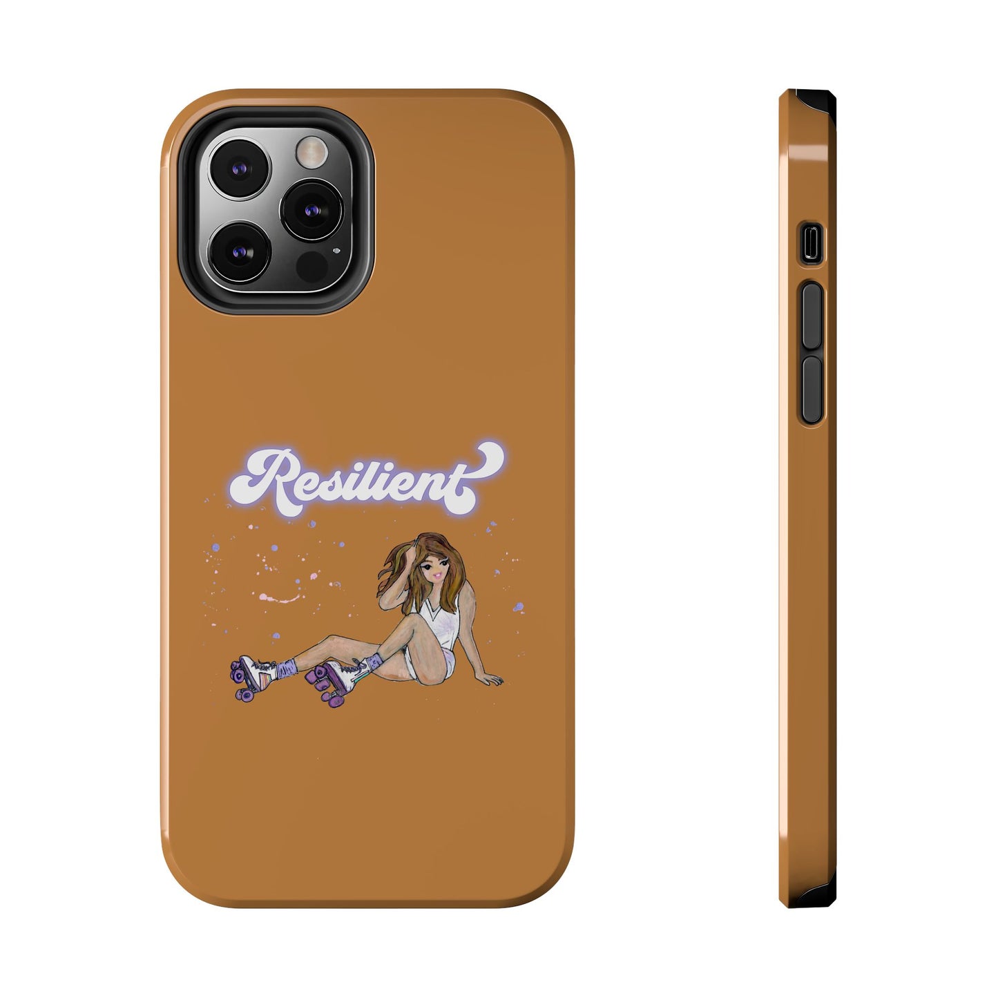 Resilient - Vintage Golden Brown Tough Phone Case