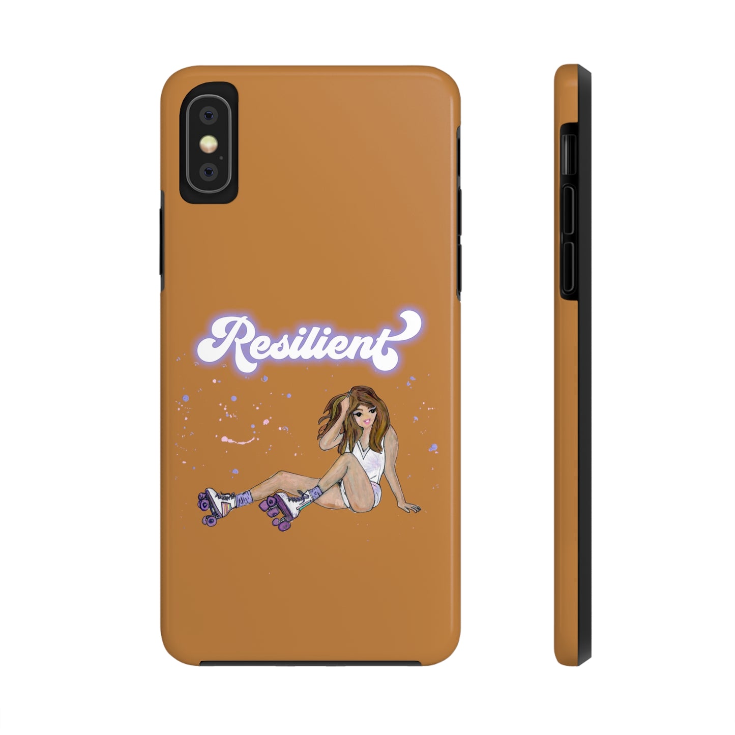Resilient - Vintage Golden Brown Tough Phone Case