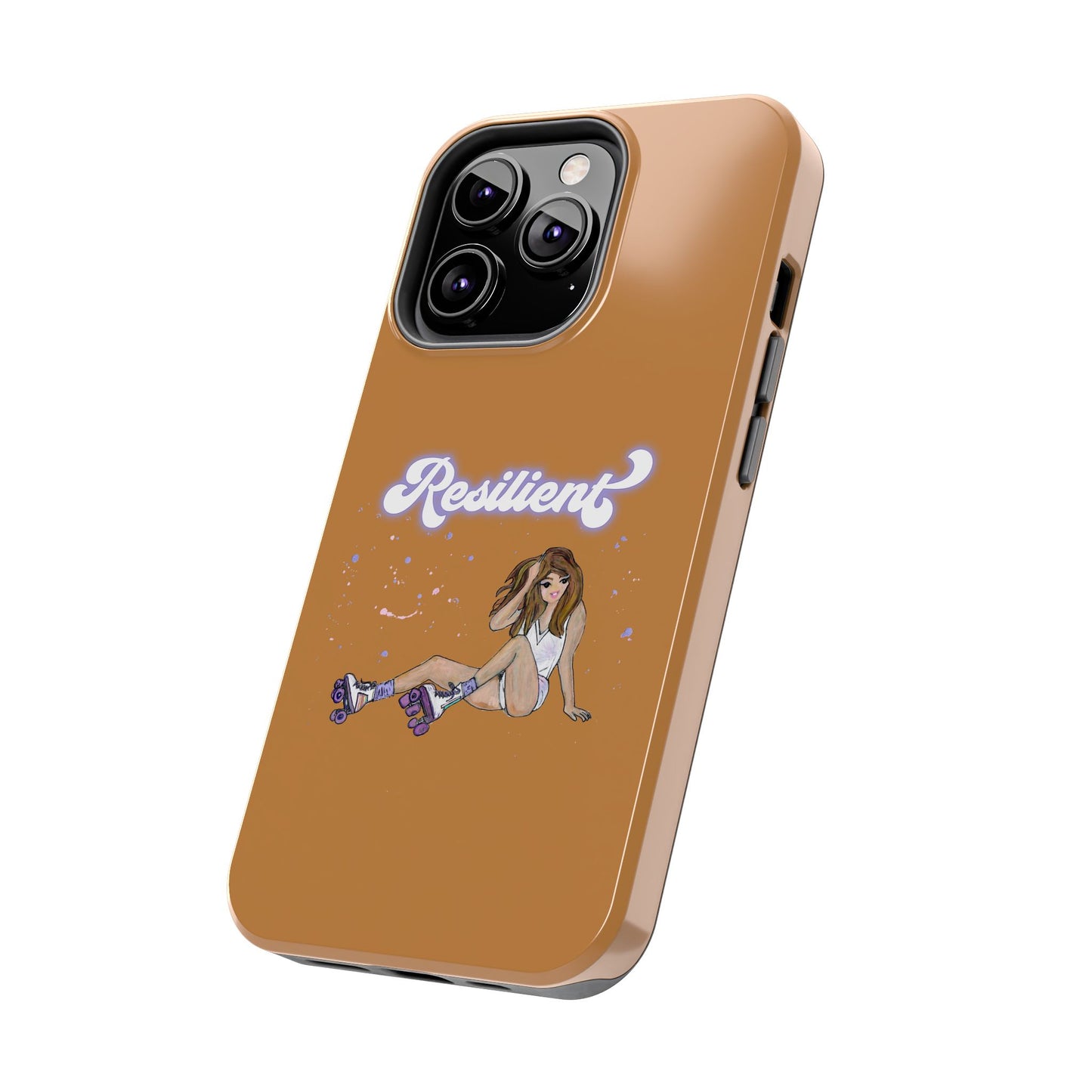 Resilient - Vintage Golden Brown Tough Phone Case