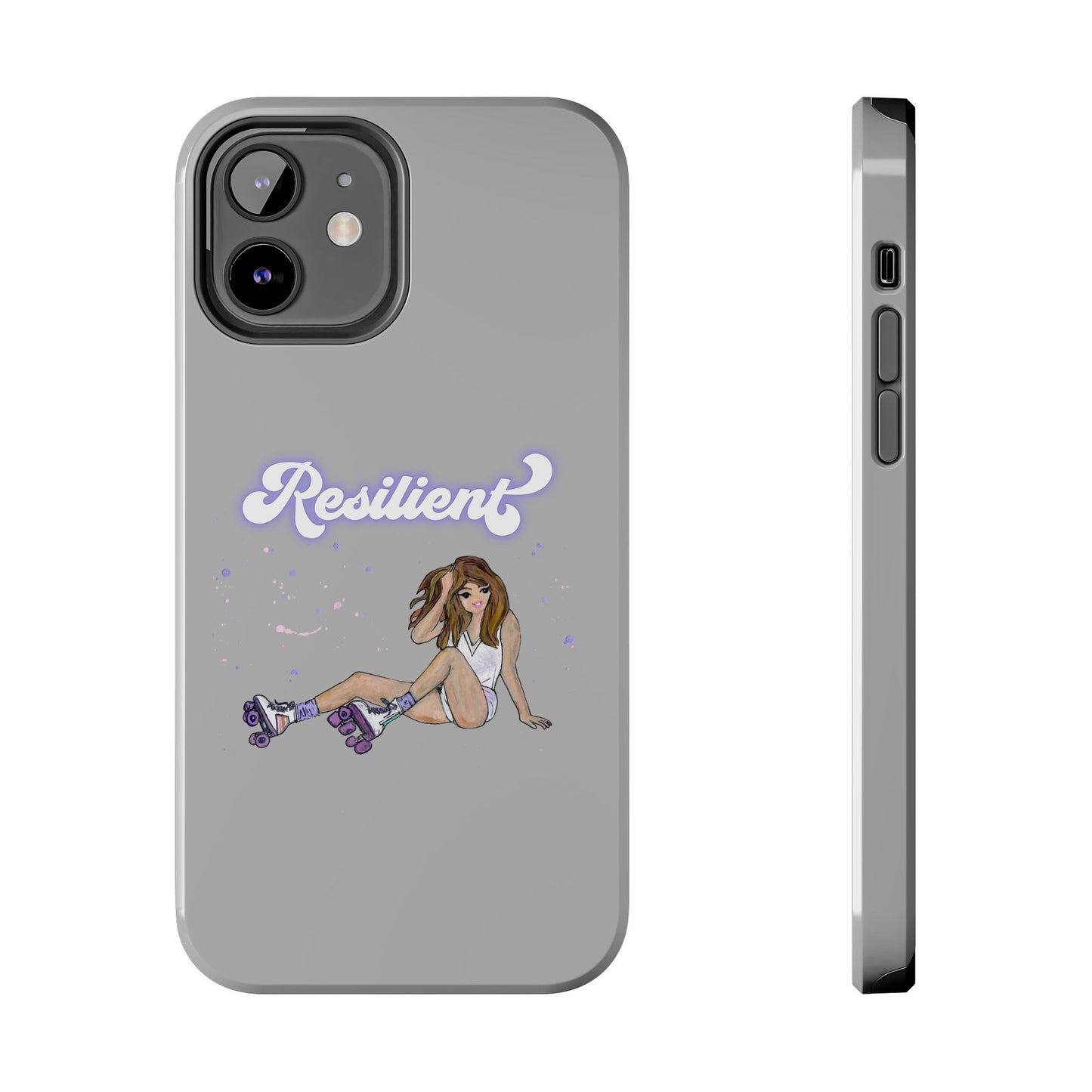 Resilient - Silvery Tough Phone Case