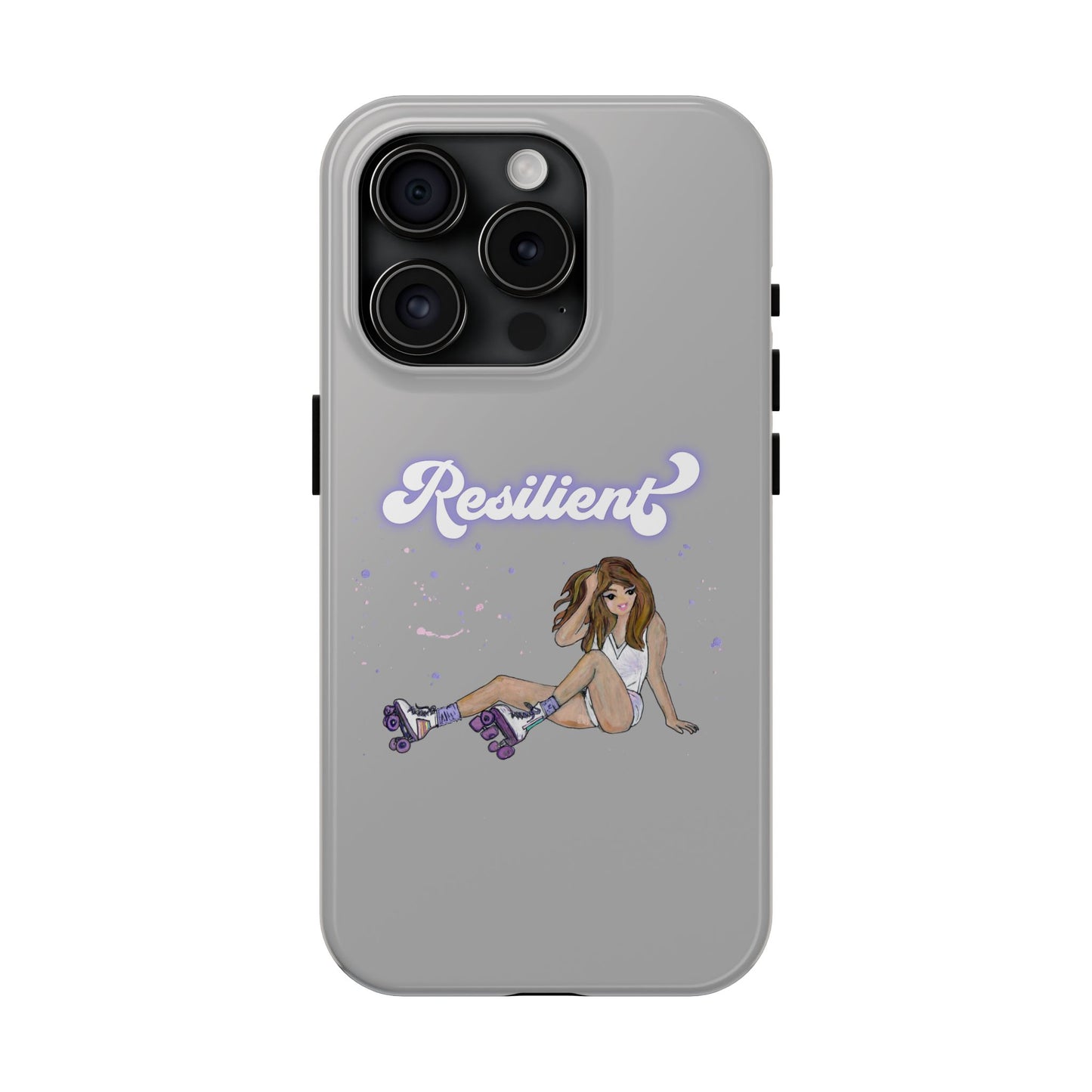 Resilient - Silvery Tough Phone Case