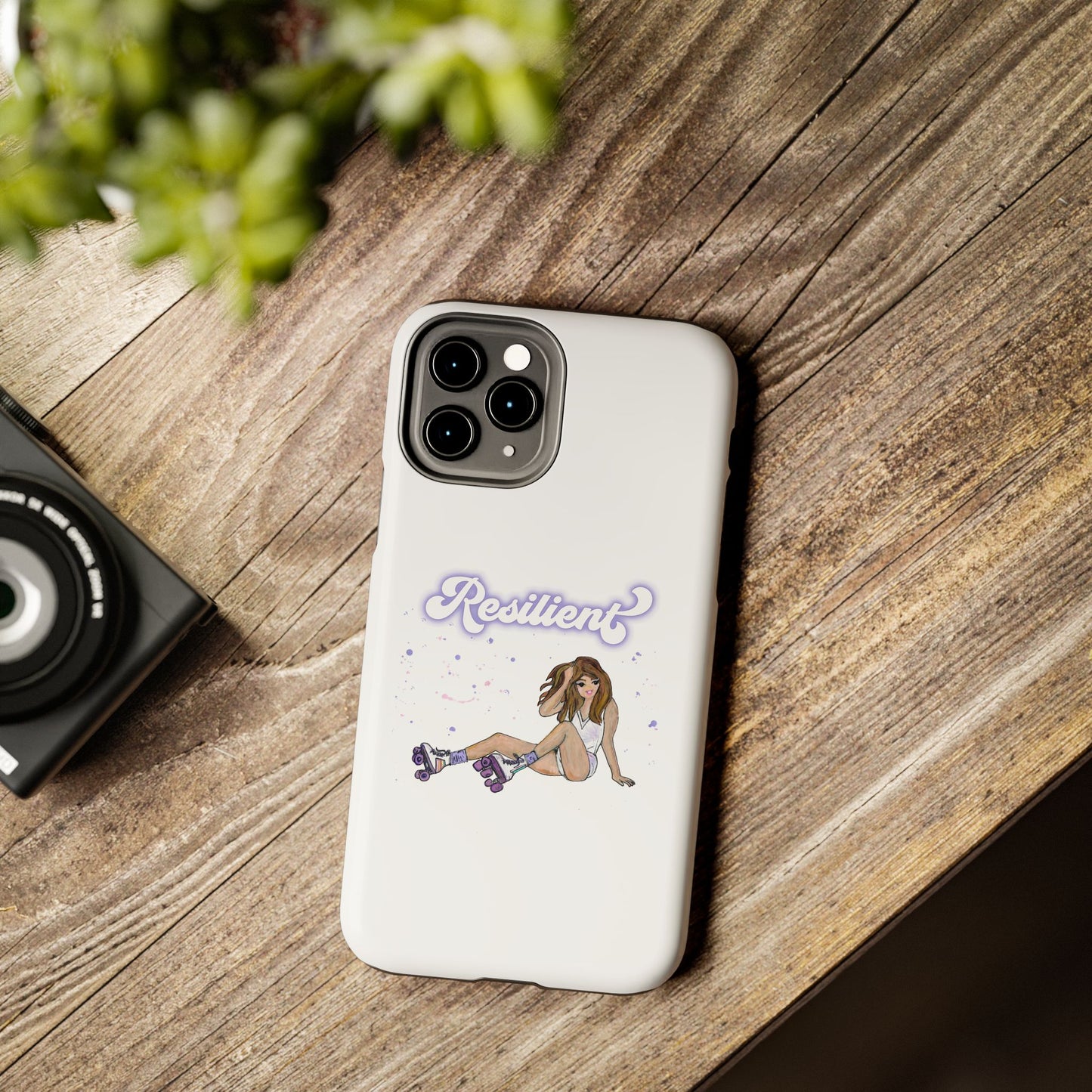 Resilient - White Tough Phone Case