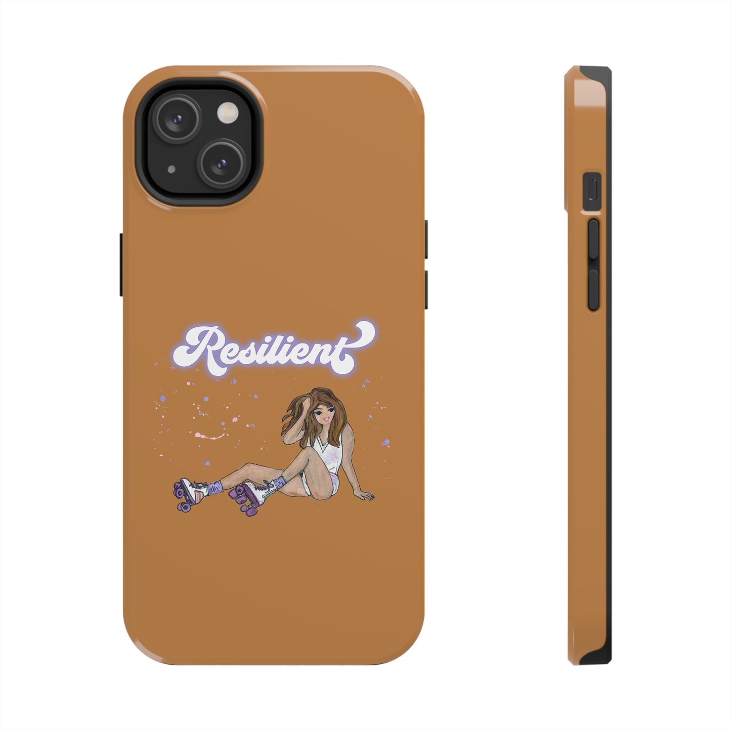 Resilient - Vintage Golden Brown Tough Phone Case
