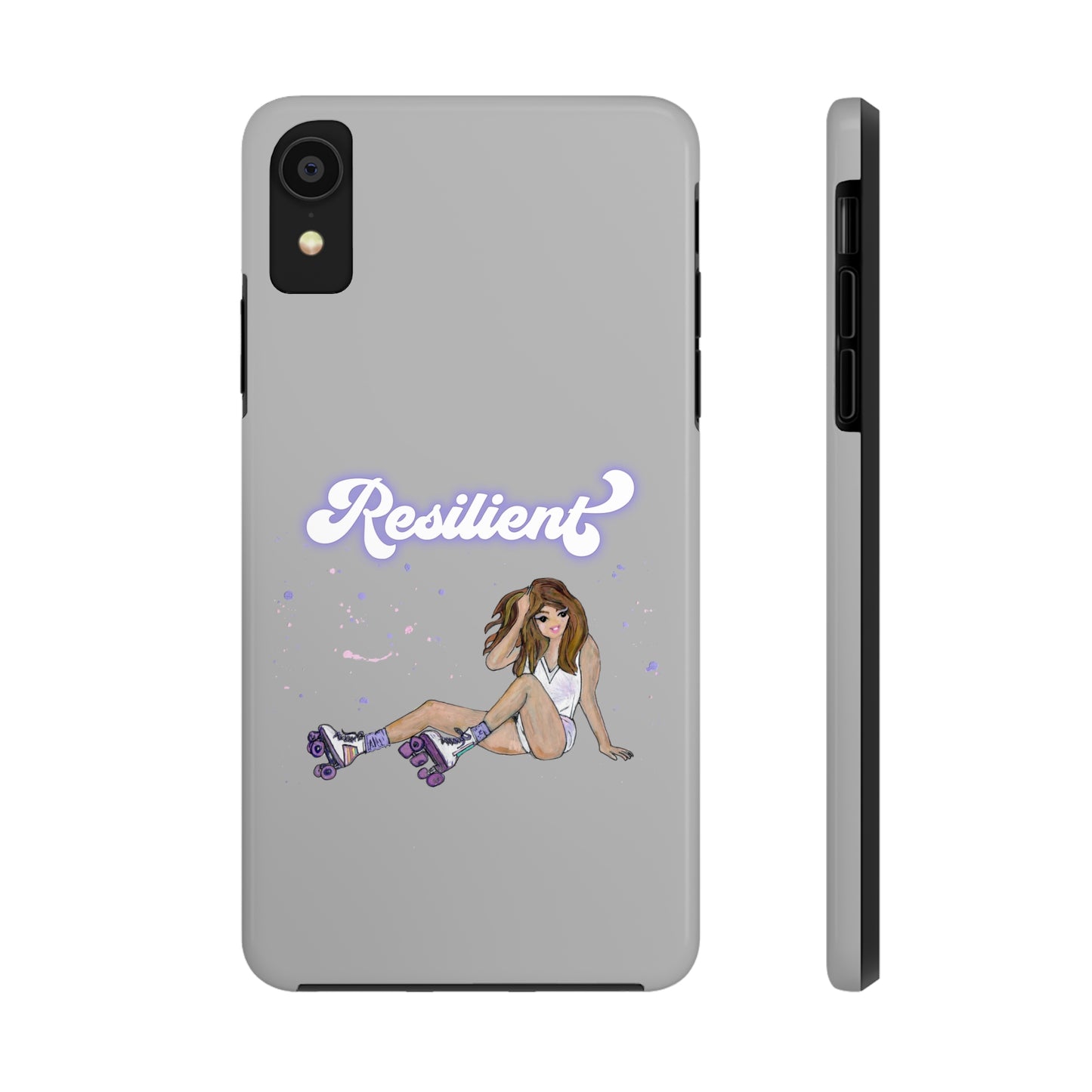 Resilient - Silvery Tough Phone Case