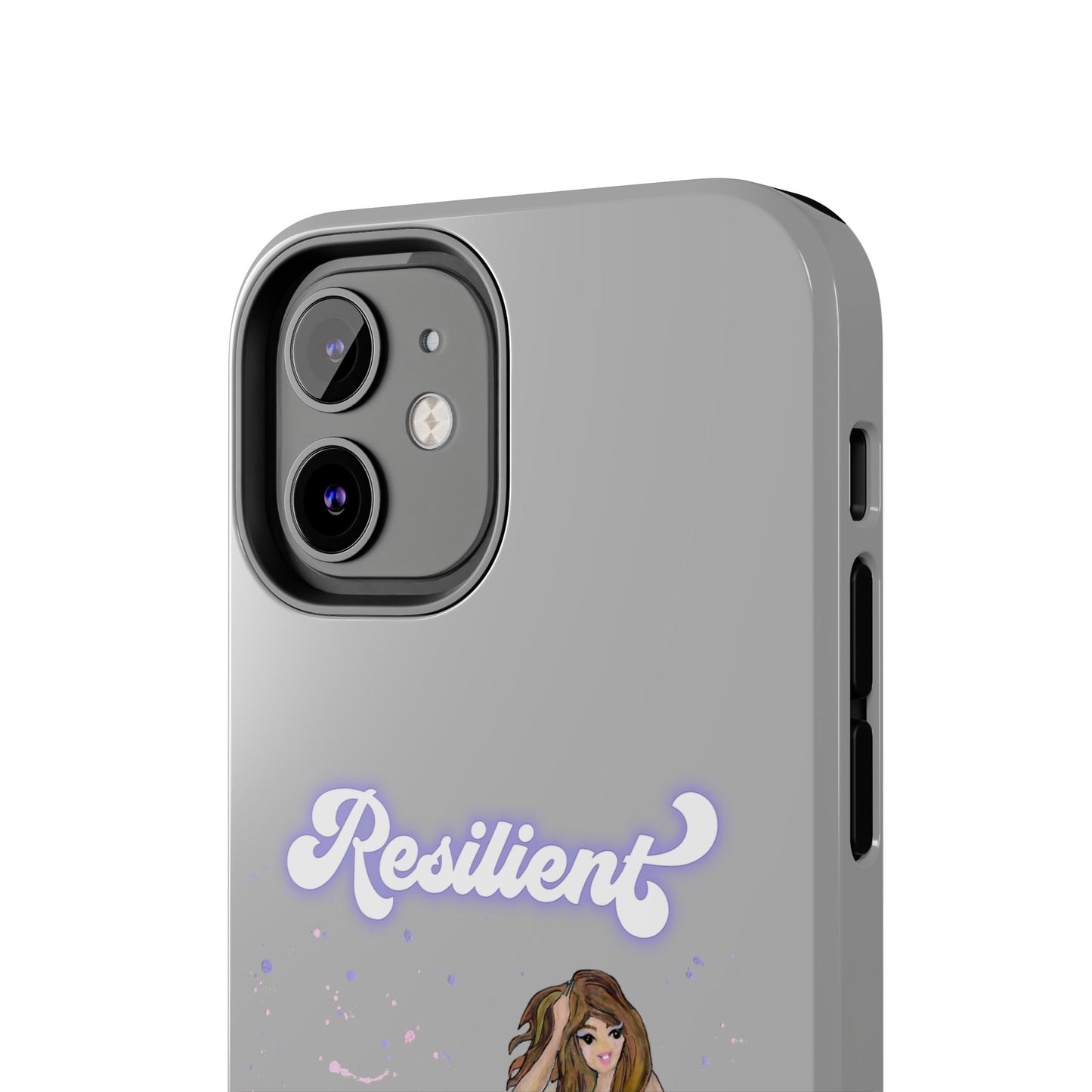 Resilient - Silvery Tough Phone Case