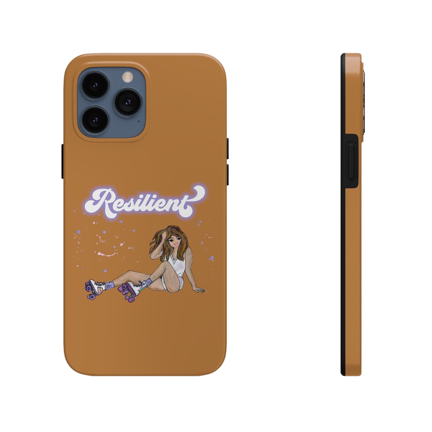 Resilient - Vintage Golden Brown Tough Phone Case