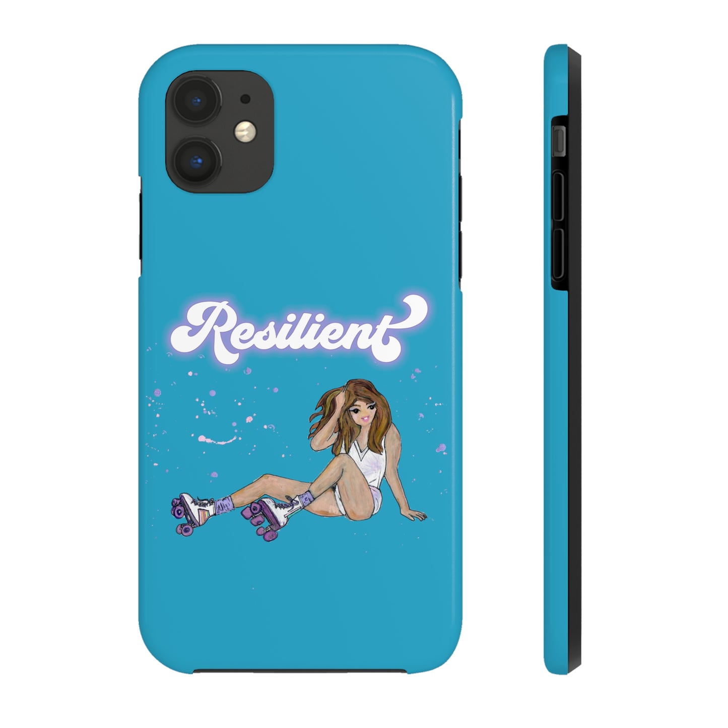Resilient - Turquoise Tough Phone Case