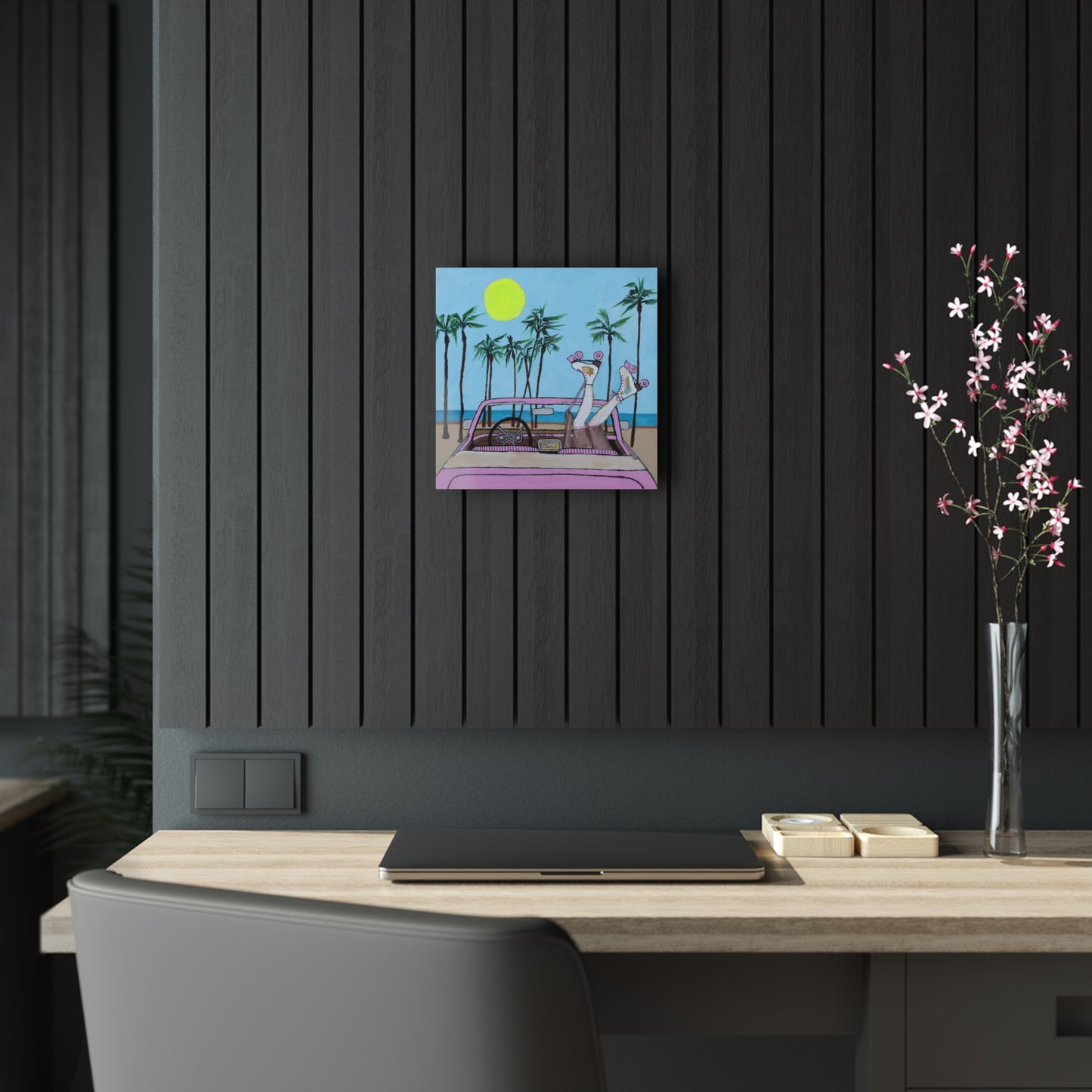 Miami Beach Babe Acrylic Print