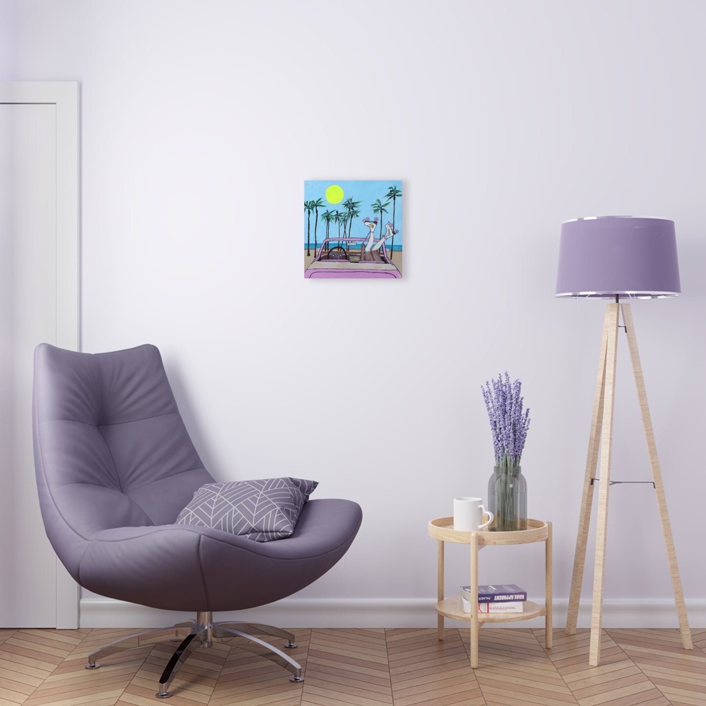 Miami Beach Babe Acrylic Print