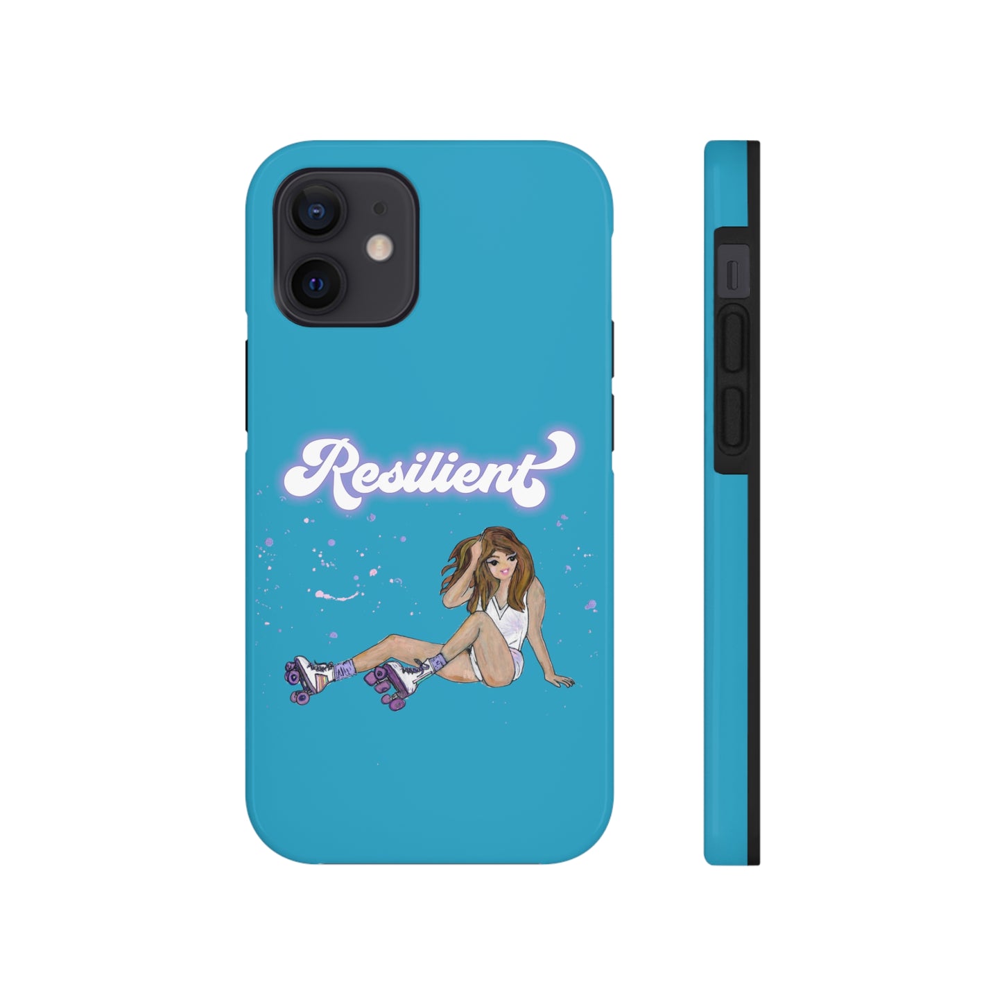 Resilient - Turquoise Tough Phone Case