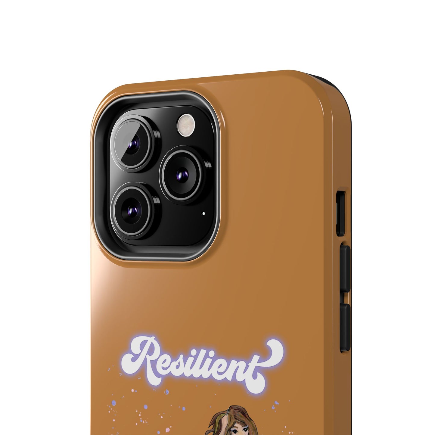 Resilient - Vintage Golden Brown Tough Phone Case