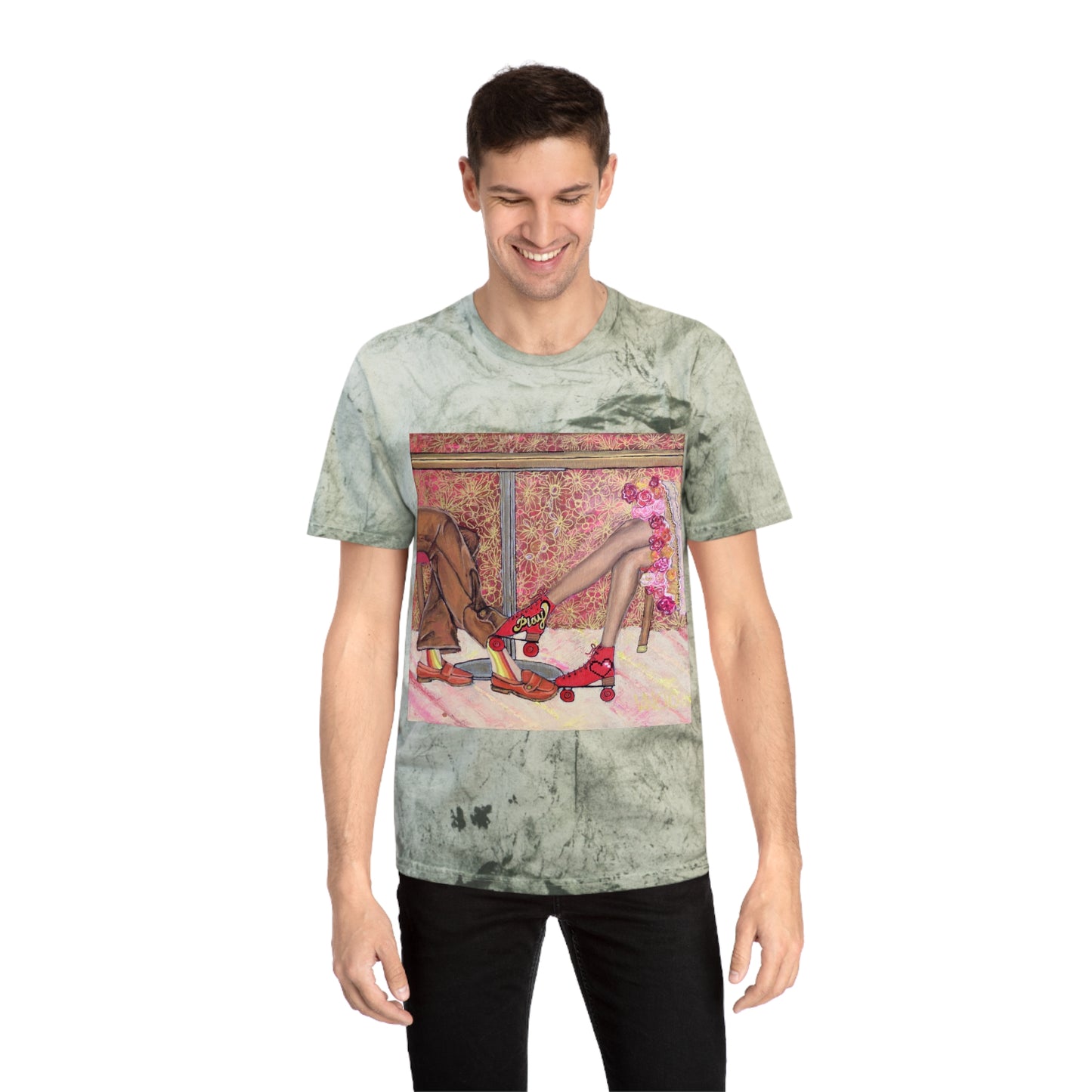 Skate Flirtsies Unisex Color Blast T-Shirt