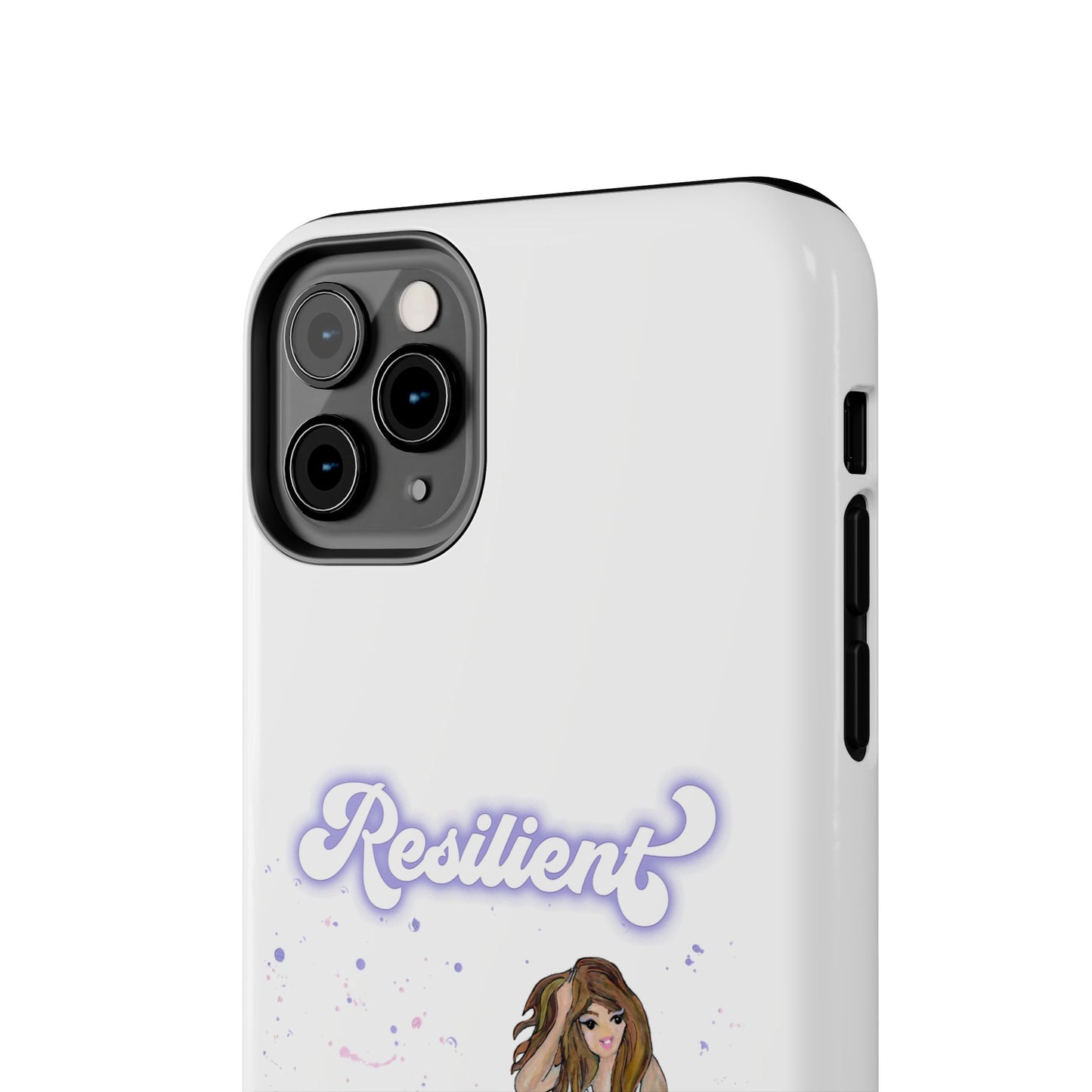Resilient - White Tough Phone Case