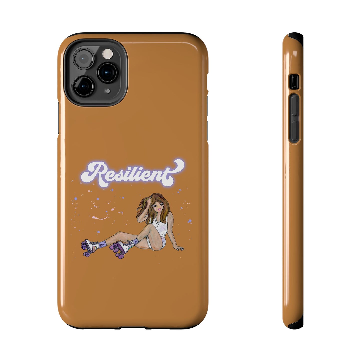 Resilient - Vintage Golden Brown Tough Phone Case