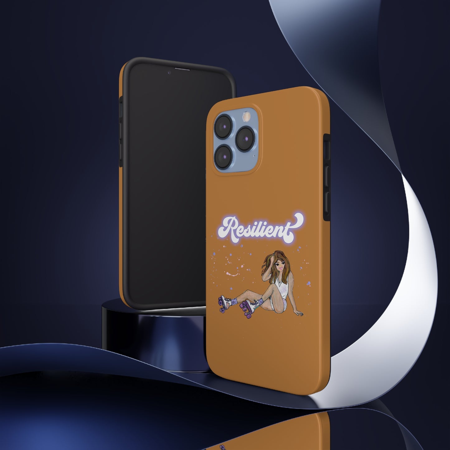 Resilient - Vintage Golden Brown Tough Phone Case