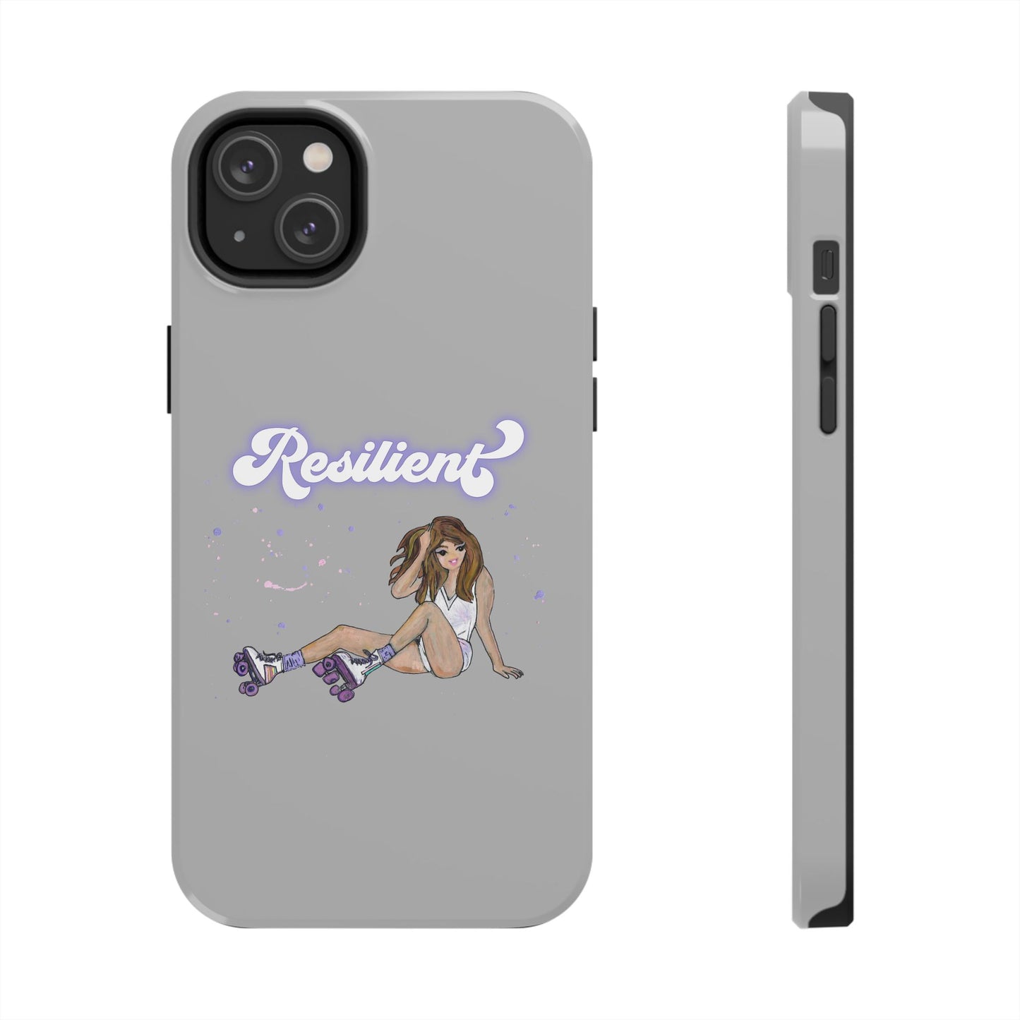 Resilient - Silvery Tough Phone Case