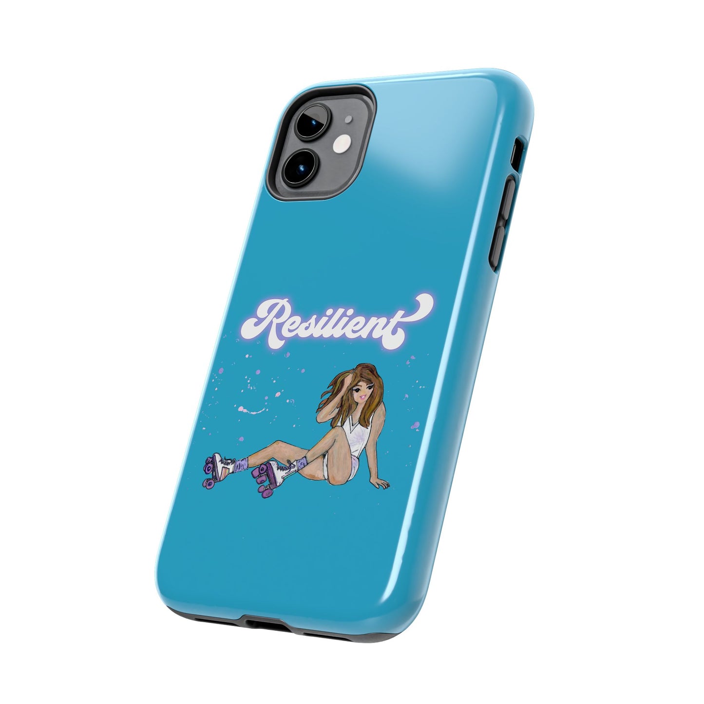Resilient - Turquoise Tough Phone Case