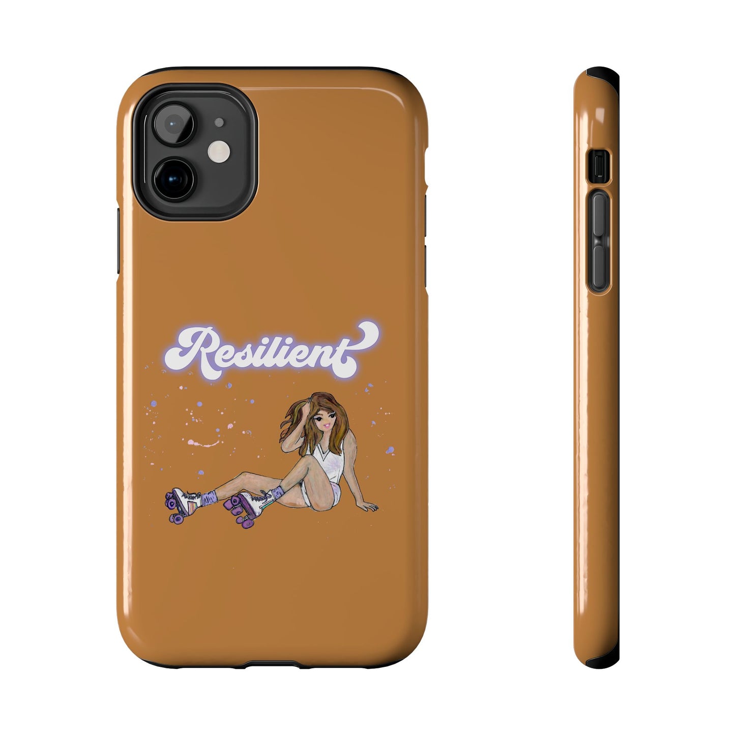 Resilient - Vintage Golden Brown Tough Phone Case