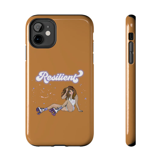 Resilient - Vintage Golden Brown Tough Phone Case