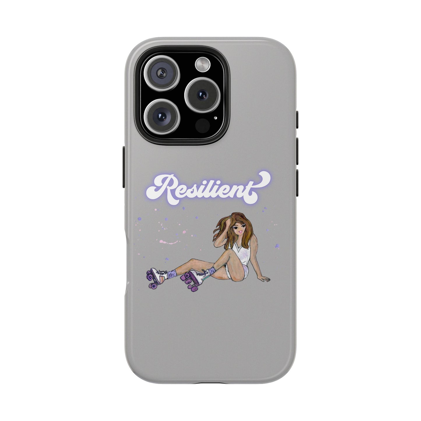 Resilient - Silvery Tough Phone Case