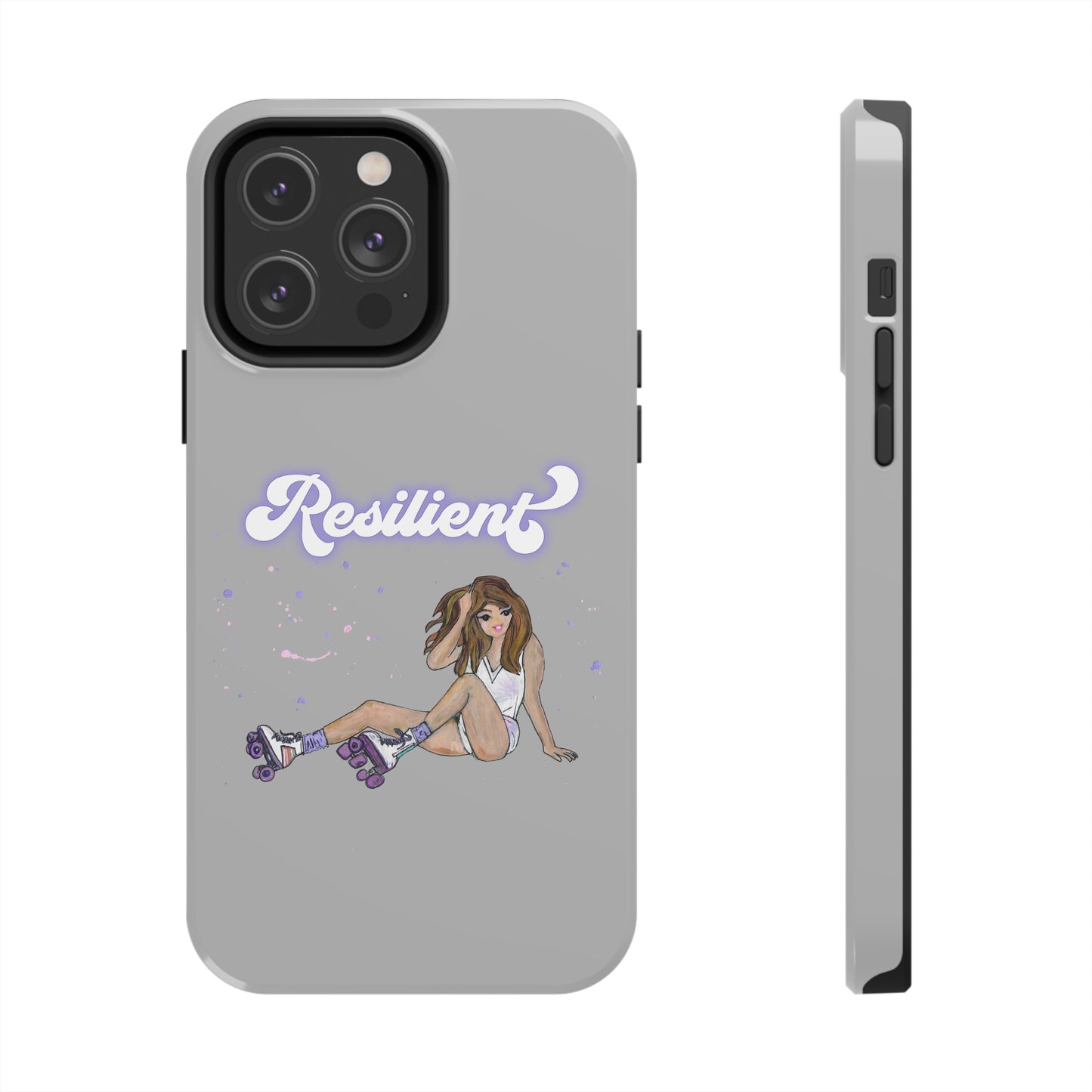 Resilient - Silvery Tough Phone Case
