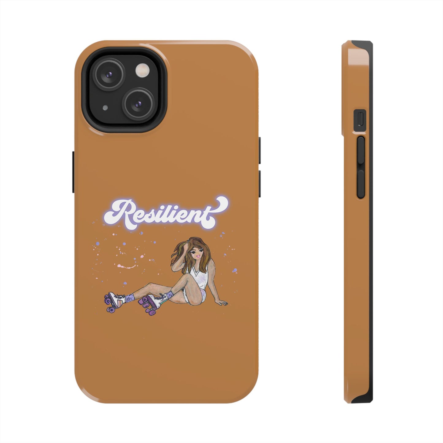 Resilient - Vintage Golden Brown Tough Phone Case