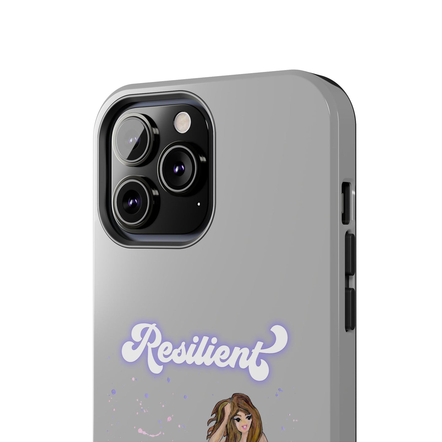 Resilient - Silvery Tough Phone Case